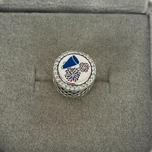 Pandora Dangle Charm Cheerleader Go Team!Charm